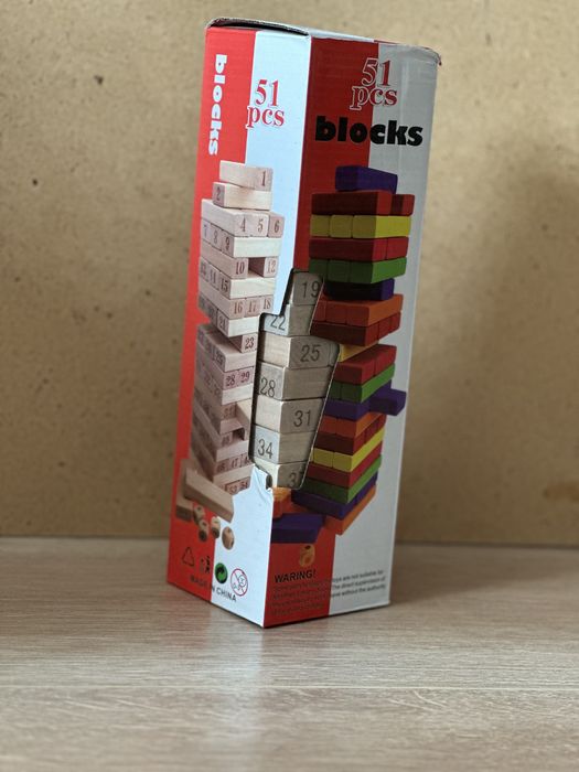 игра настольная дженга новая в упаковке