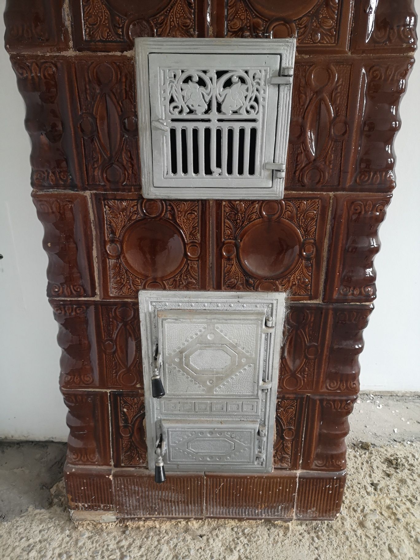 Sobă teracotă 7 rânduri dezmembrată