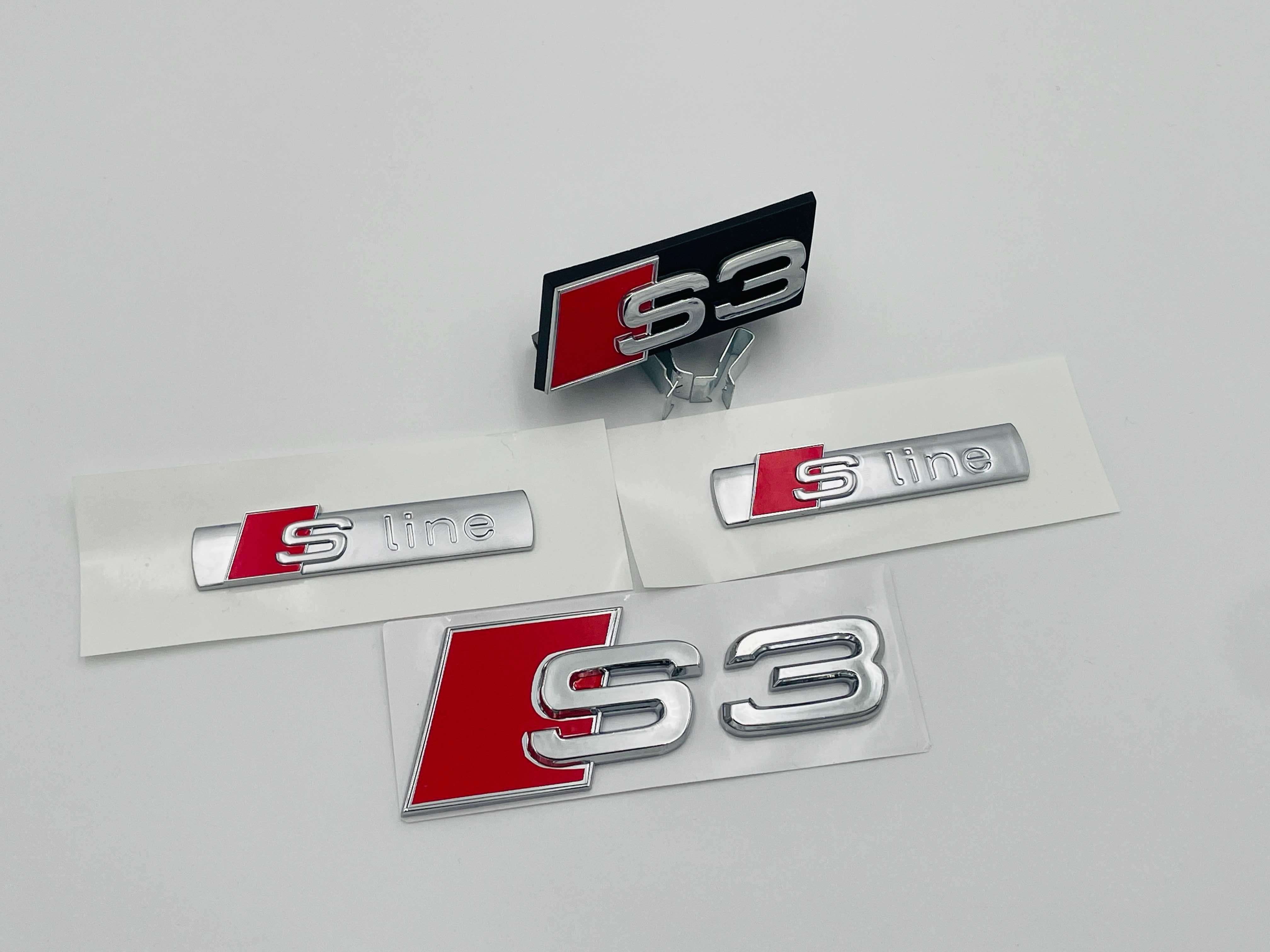 Set embleme compatibile Audi S3 A3 s-line