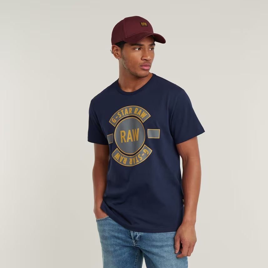 Оригинална нова тениска G-Star Raw Badge S , M , L , 2XL мъжка