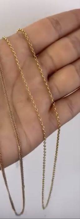 Золотая цепочка желтая