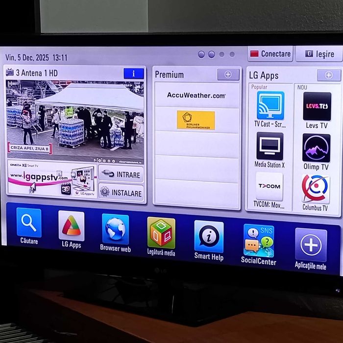 Smart TV full HD LED 3D pasiv 119 cm 47 inch LG 47LW650S. Impecabil!