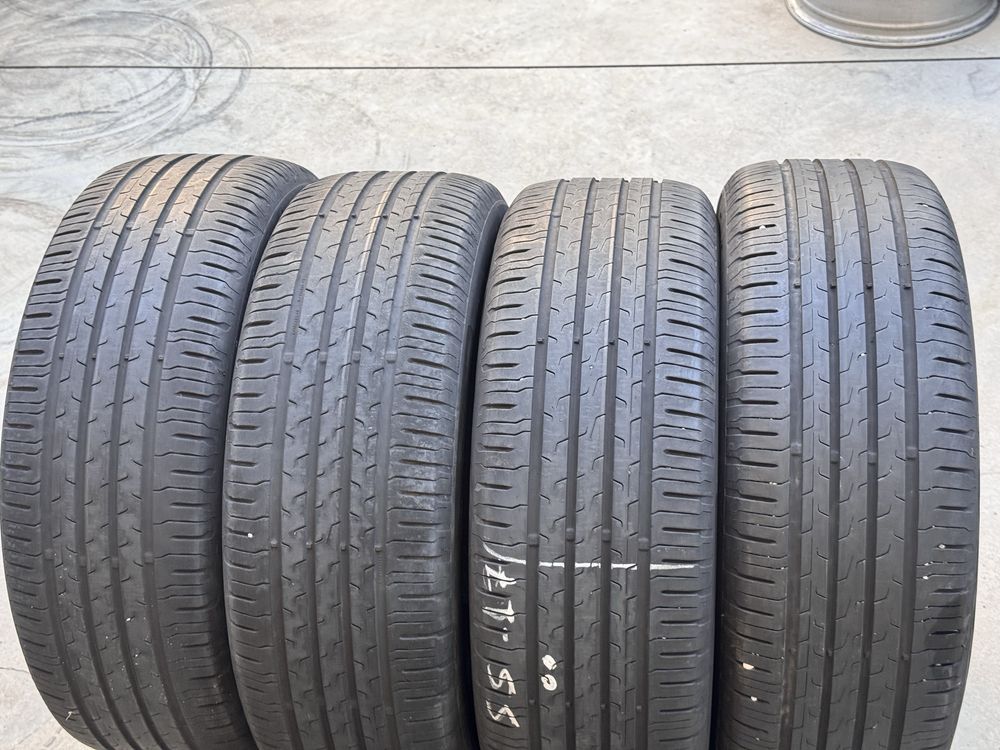 215/55/R17 ContinentalEcoContact6 4бр летни dot4622 4-5mm