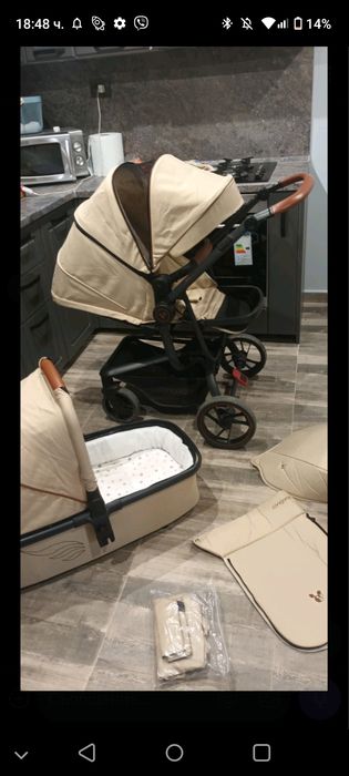 Бебешка количка Мони Поли 3 в 1