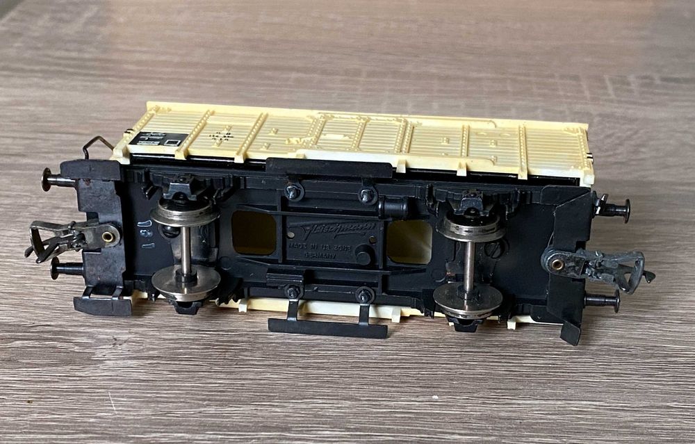 Vagon bere Fleischmann 1484 DB cabina frana H0 made in us zone germany