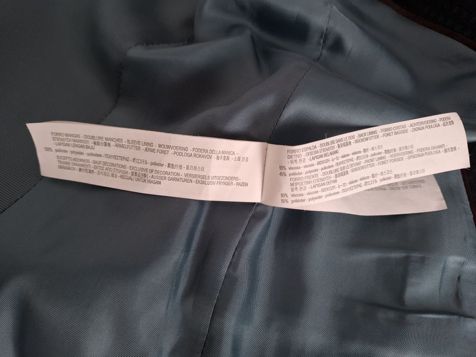 Costum Zara Man gri marimea 48