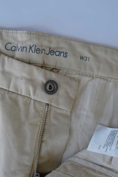 ПРОМО Calvin Klein 31(S/M),мъжки бежови къси панталони,шорти,памучни