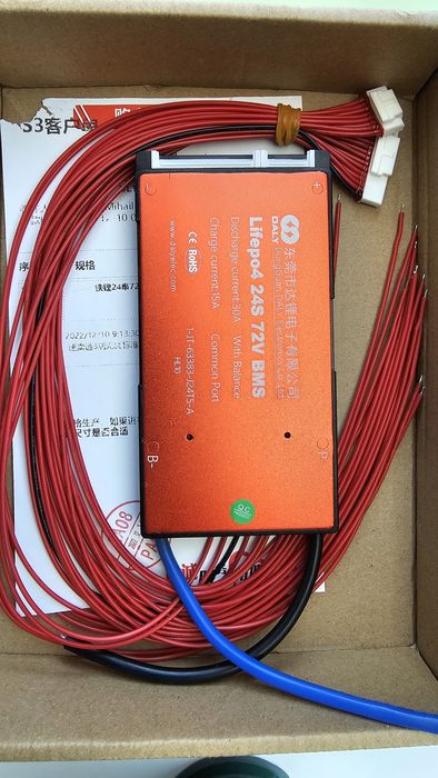 BMS lifepo4 24S 72v 30A