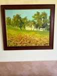 Tablou pictură în ulei, 70x60 cm, cu ramă din lemn