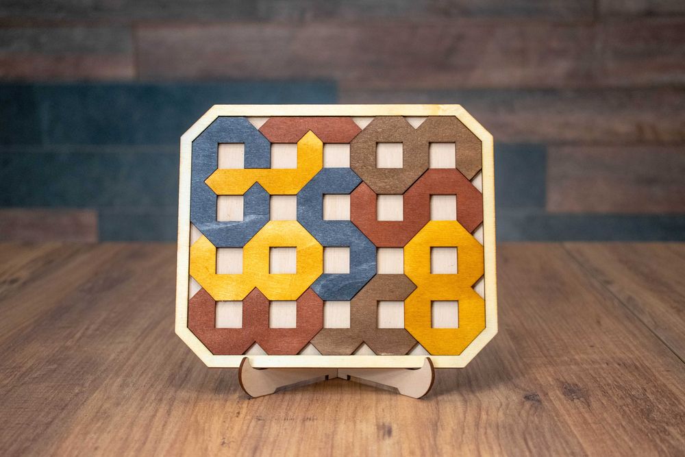 Дървен пъзел 8888