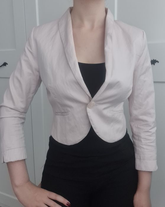 Сако H&M в много бледо розово