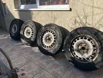 4 anvelope de iarna 215 65 R16, cu jante