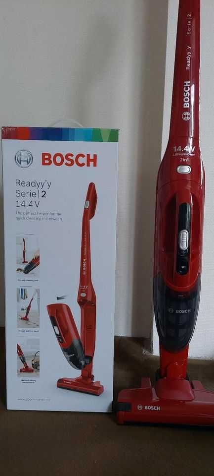 Мощна Безкабелна прахосмукачка BOSCH- 2 in 1 Li-ion 40мин.