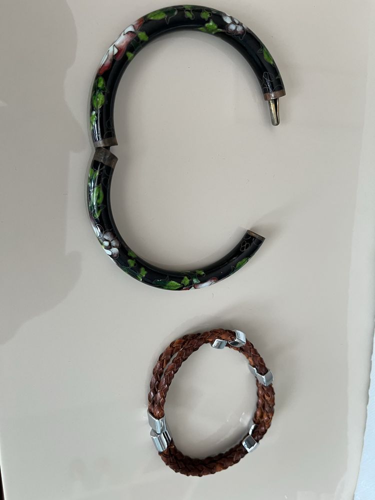 Винтидж китайска гривна с панти Cloisonne