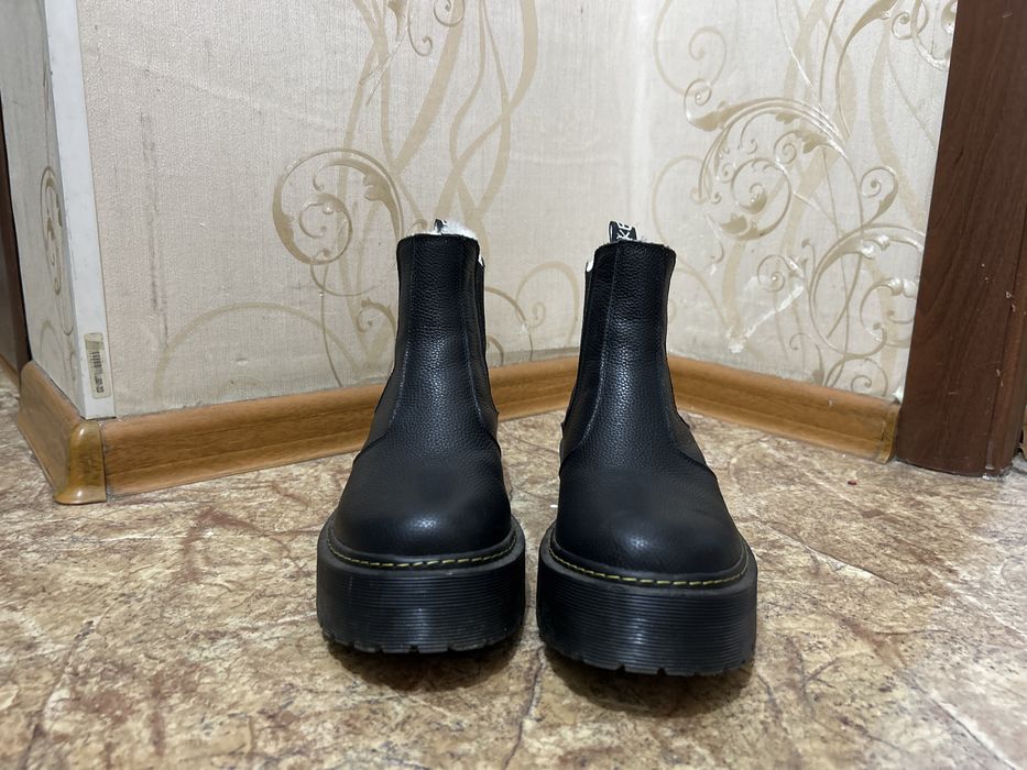 Обувь челси с мехом подошва нескользящая