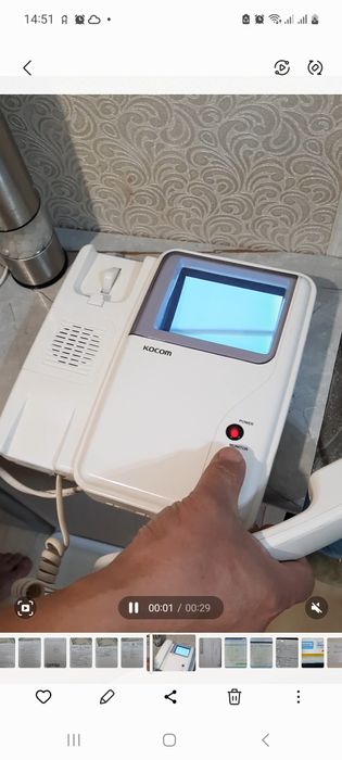 Видеодомофон б/у, в отличном состоянии продам