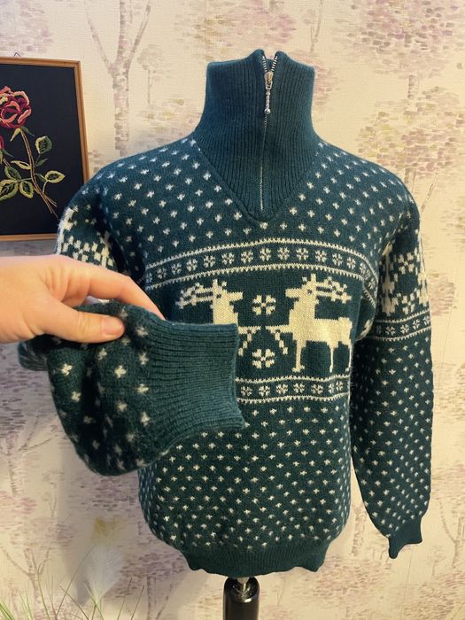 Pulover barbati vintage 100% lana Perryville marimea Xl