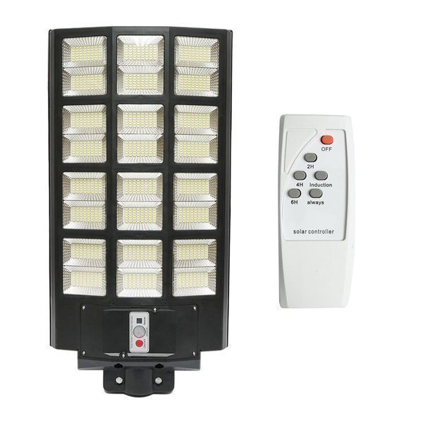 Соларна led лампа за улично осветление 1200w, 6500k, ip65 със соларен