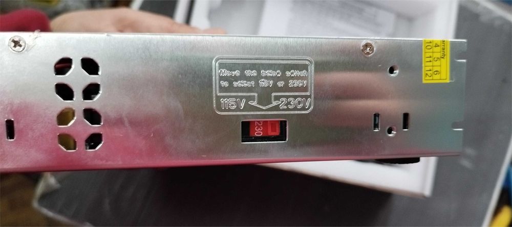 Импулсно power supply 12V 50A 600W трансформатор AC към DC