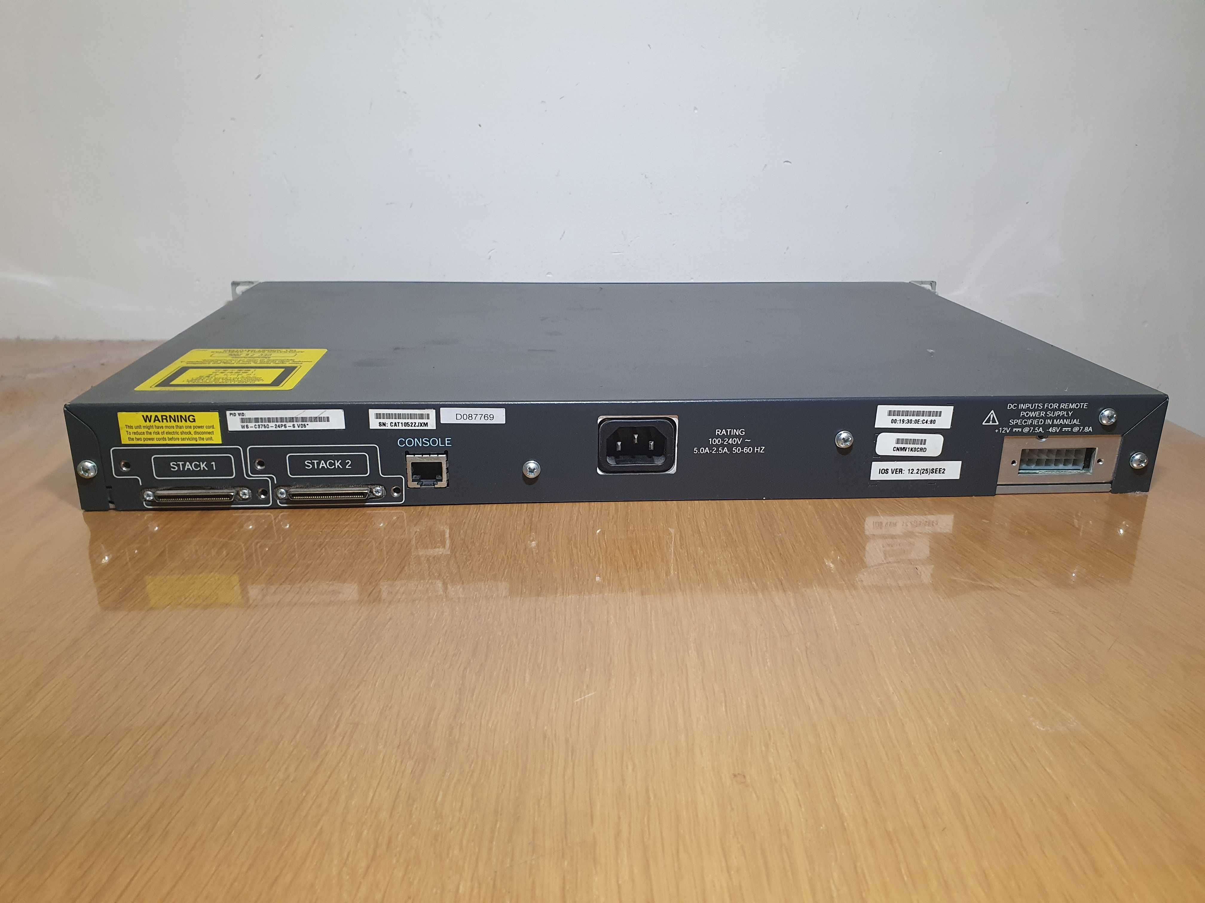 Switch Cisco 3750 profesional