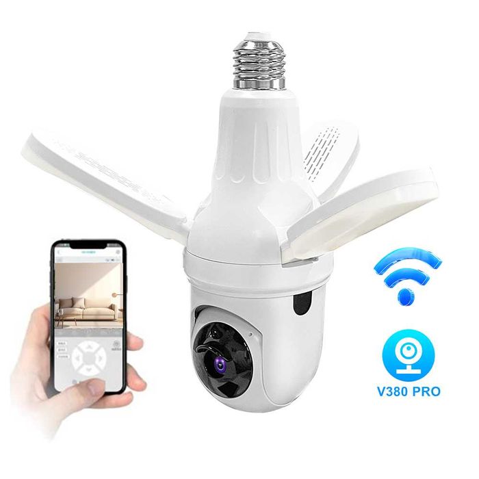 IP PTZ Wifi Камера Крушка HD 3mp. / модел Q28-L / Бяла /