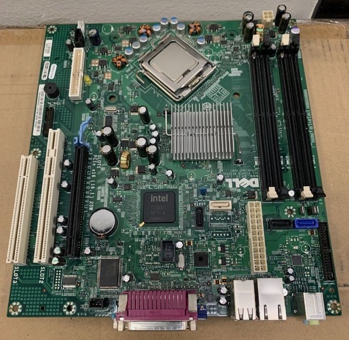 Placa de bază DELL Optiplex GX755 + procesor+ cooler procesor+2GB ram