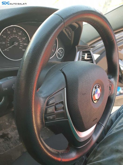 Volan Piele 3 Spite cu Comenzi fara Airbag BMW Seria 3 F30 2010 - 2018 Cod J36669 4156117 [C2303]