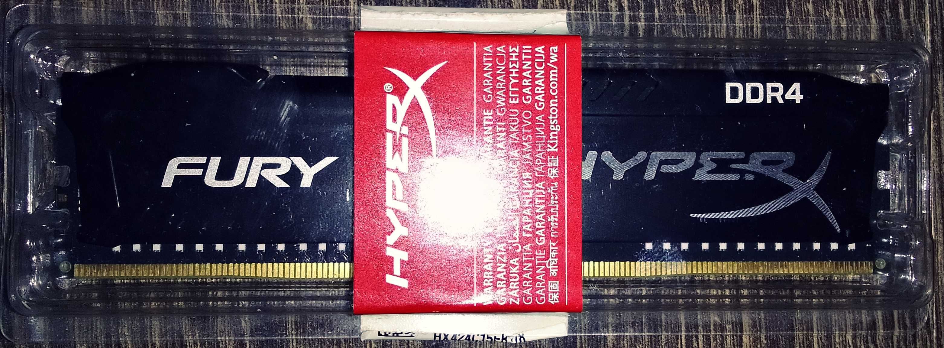 Memorie HyperX Fury Black 8GB DDR4 2400MHz CL15