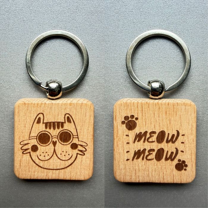 Дървени ключодържатели с детайлна лазерна гравюра