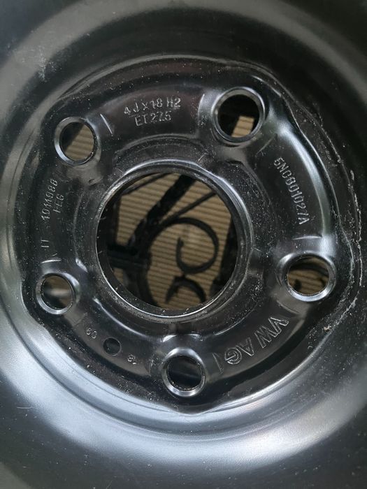 Roata / rezerva slim 18’ originala Vw Passat B8, Tiguan