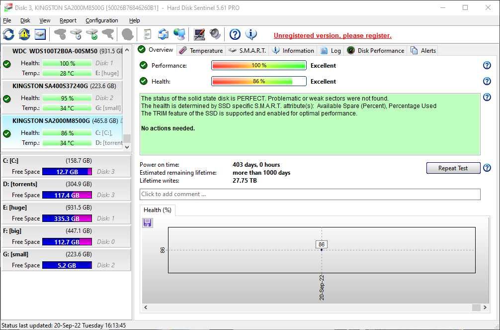 a2000 kingston 500gb nvme viata lunga: 300TBW