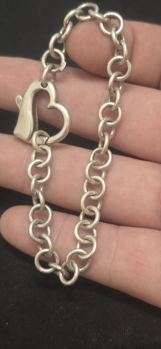 Brățară argint masivă