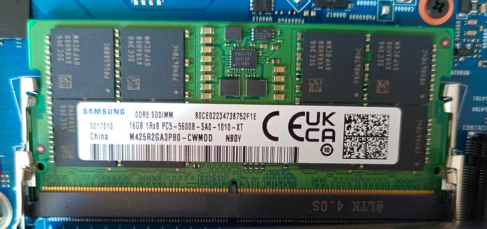 оперативная память на ноутбук SAMSUNG So-dimm 16GB DDR5 5600