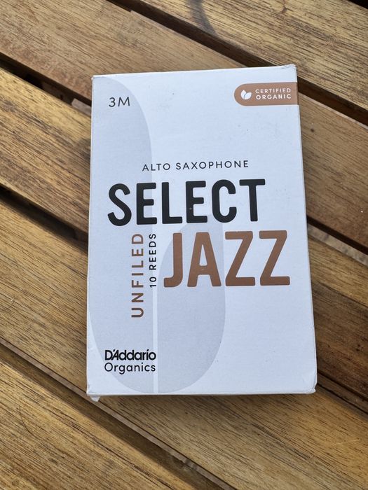 DAddario Woodwinds Organic Sel. Jazz Unf. SOP 3M