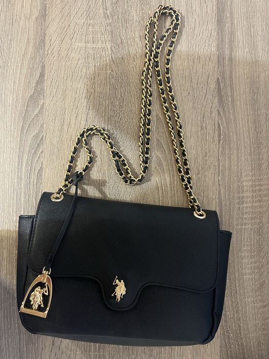 Дамска чанта U.S. POLO ASSN. Черна