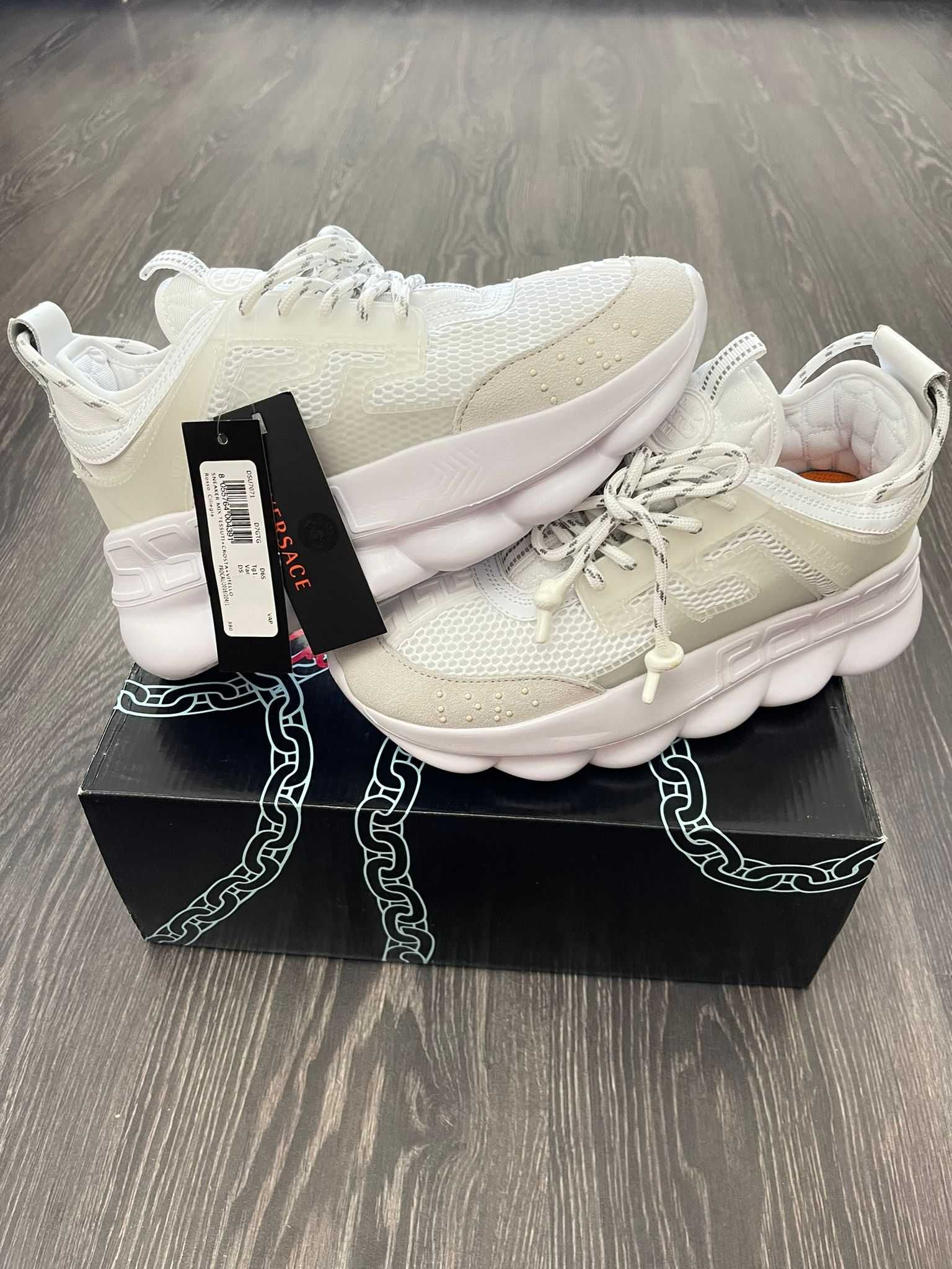 Versace Chain Reaction White / Full Box / Premium