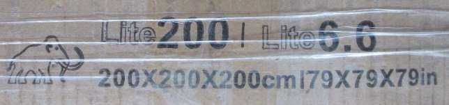 MAMMOTH TENTS PRO 200 - 200X200X200 cm NOU