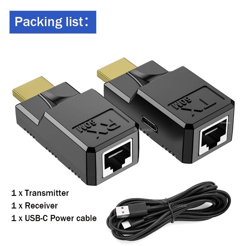 HDMI удлинител 60М, HDMI Extender 60M