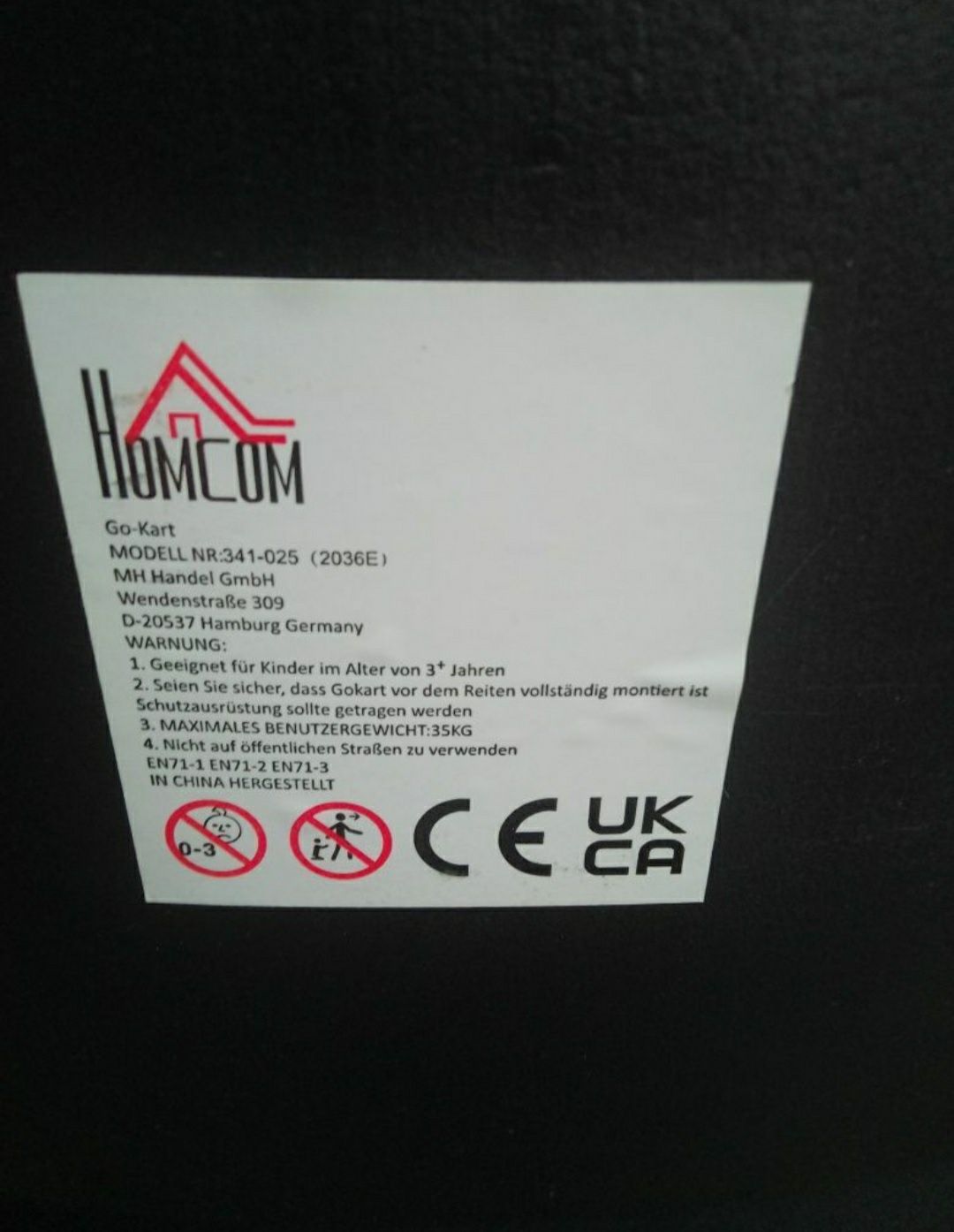 Kart cu pedale pentru copii marca homcom
