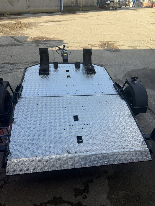 Lorries MT2 , Remorca pentru 2 motociclete liftabila, pliabila,750 kg