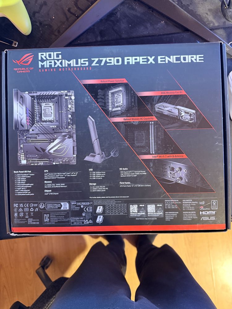 Asus rog maximus z790 apex encore