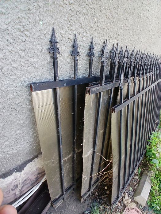 5 panouri gard din fier fabricate nu cumpărate preț pe  bucata