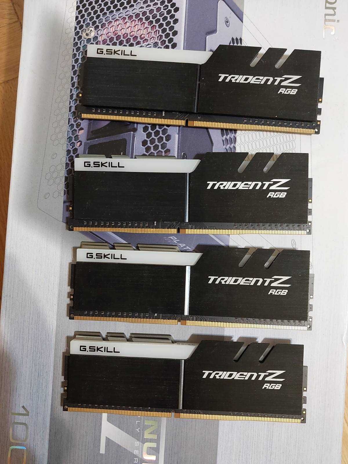 32GB DDR4 4000, 3866Mhz G.Skill TridentZ RGB, CL18 RAM памет