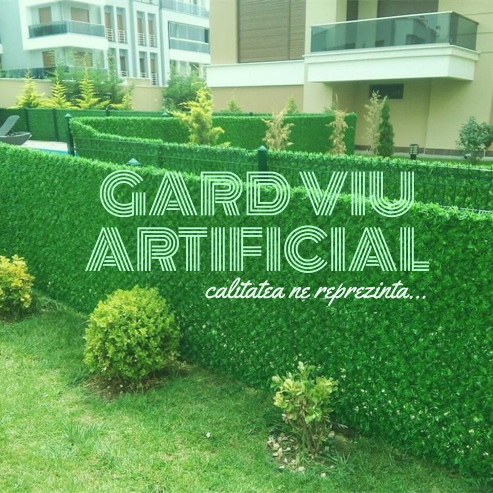 Plasa gard viu artificial 50 lei/mp