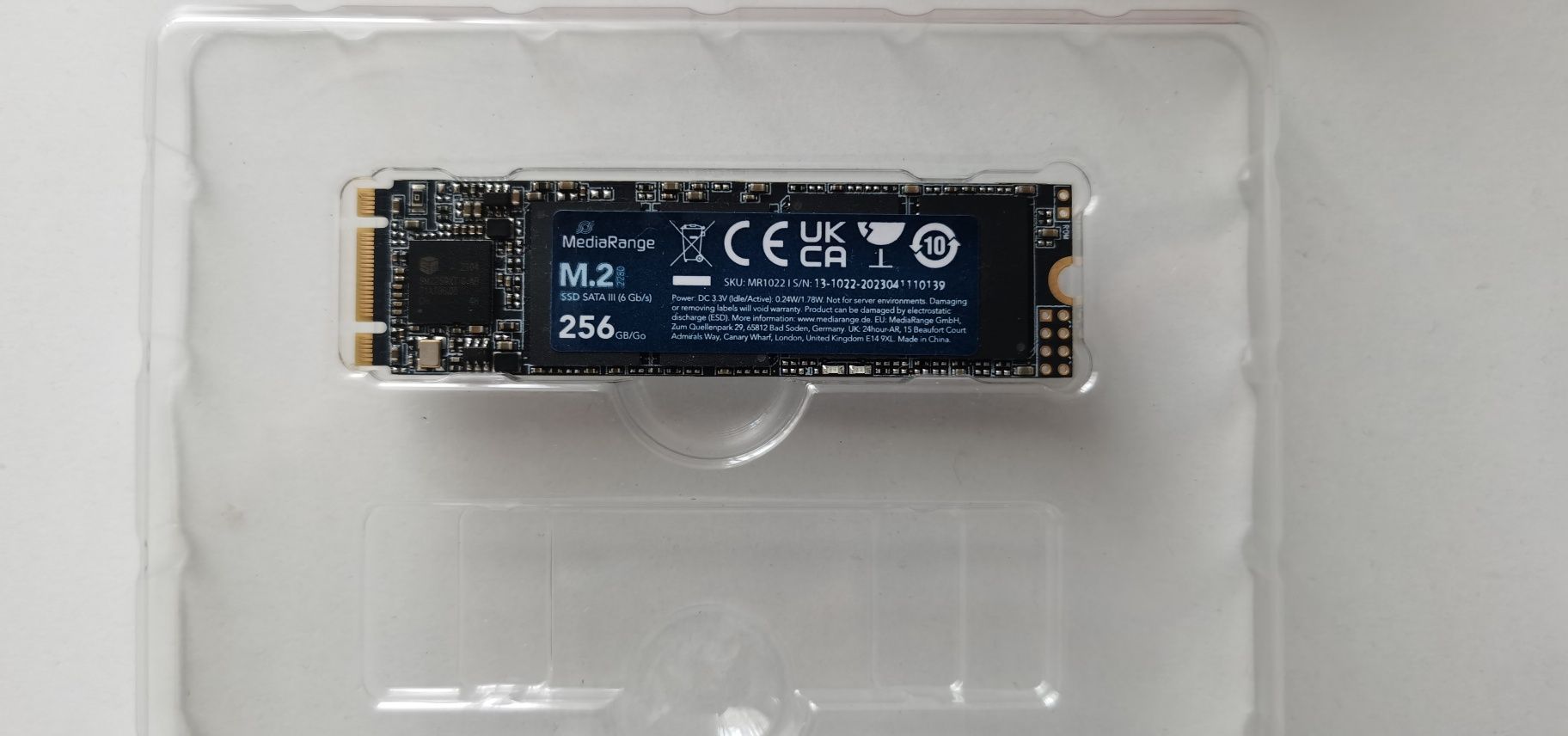 M.2 SSD SATA si NVME  256GB noi