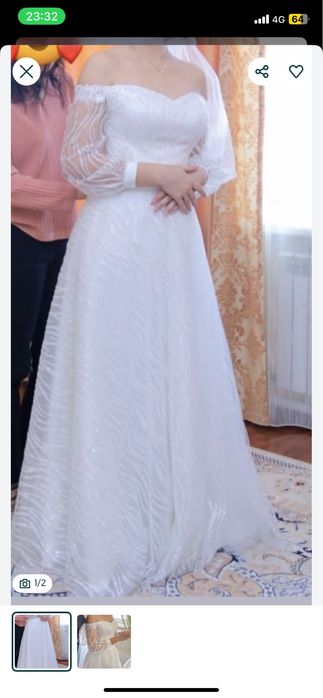 Продам свадебное платье. Как новое.