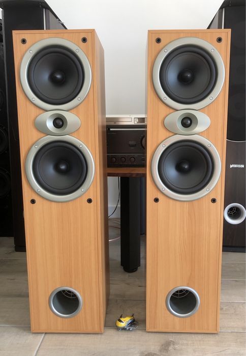 Boxe de podea Wooden Loud / sunet clar , bass profund / 120W RMS