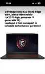 Laptop Gaming Msi 17.3