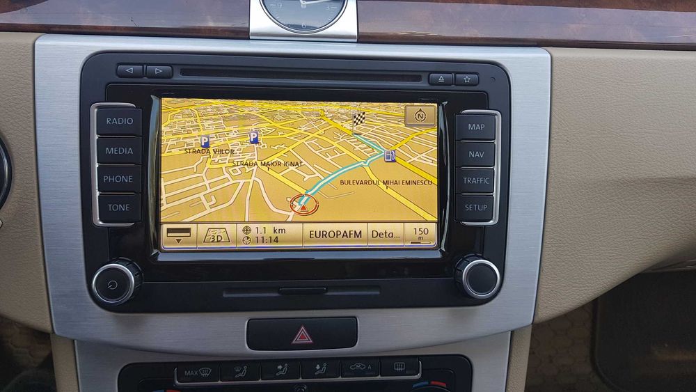 Navi RNS510 originala pentru VW -fabr.2015-hdd ssd-meniu limba romana