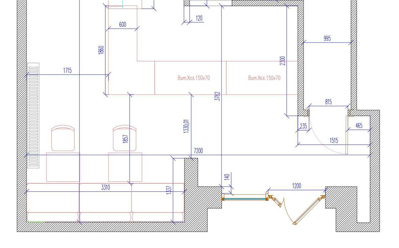 Замер помещения, эвакуационный архитектурный план схема чертеж Астана